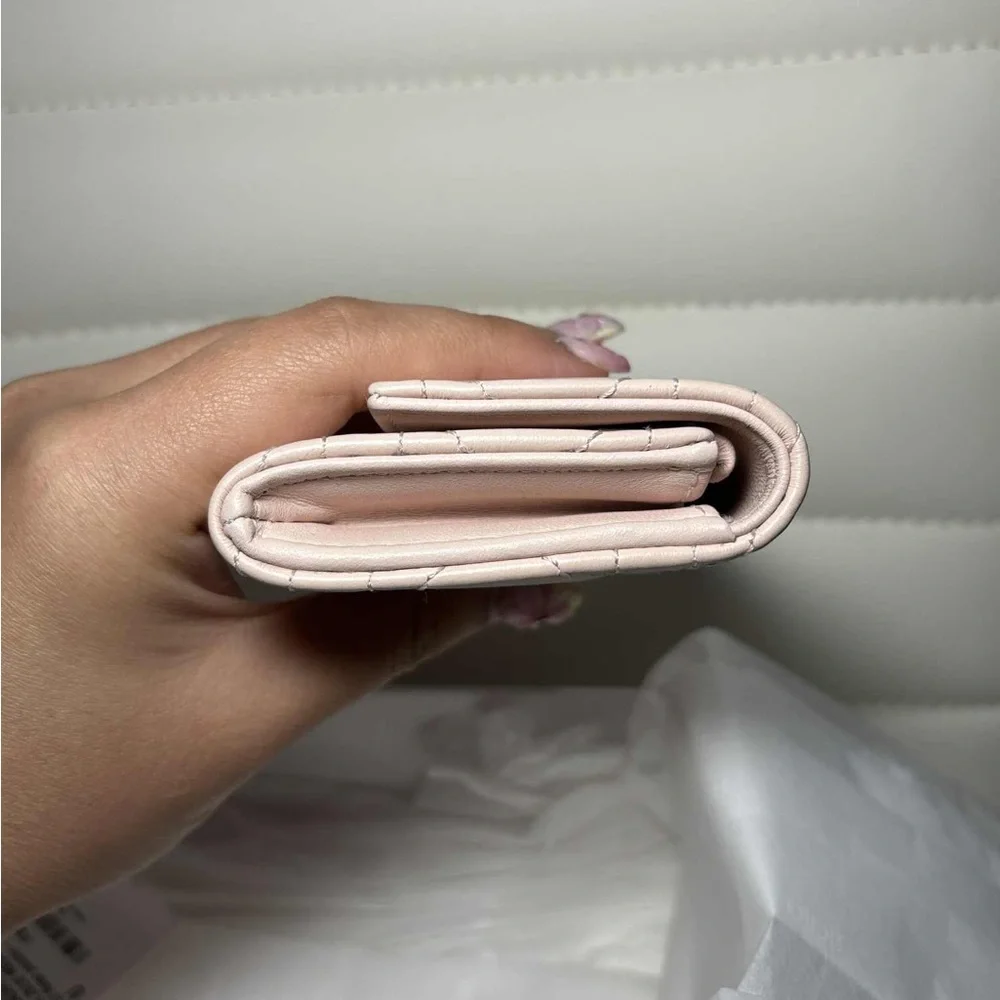 Dior Nude Quilted Leather Wallet